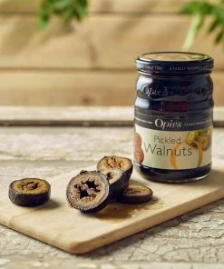 Opies Ingredients Pickled Walnuts In Malt Vinegar 390g 7 Opies Ingredients Pickled Walnuts In Malt Vinegar 390g