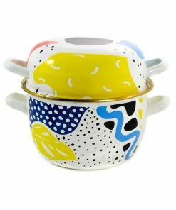 Kapka Cookware Abstract Enamel Mussel Pot