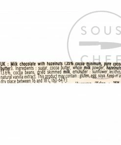 Valrhona Azelia 35% Milk Chocolate Chips 250g