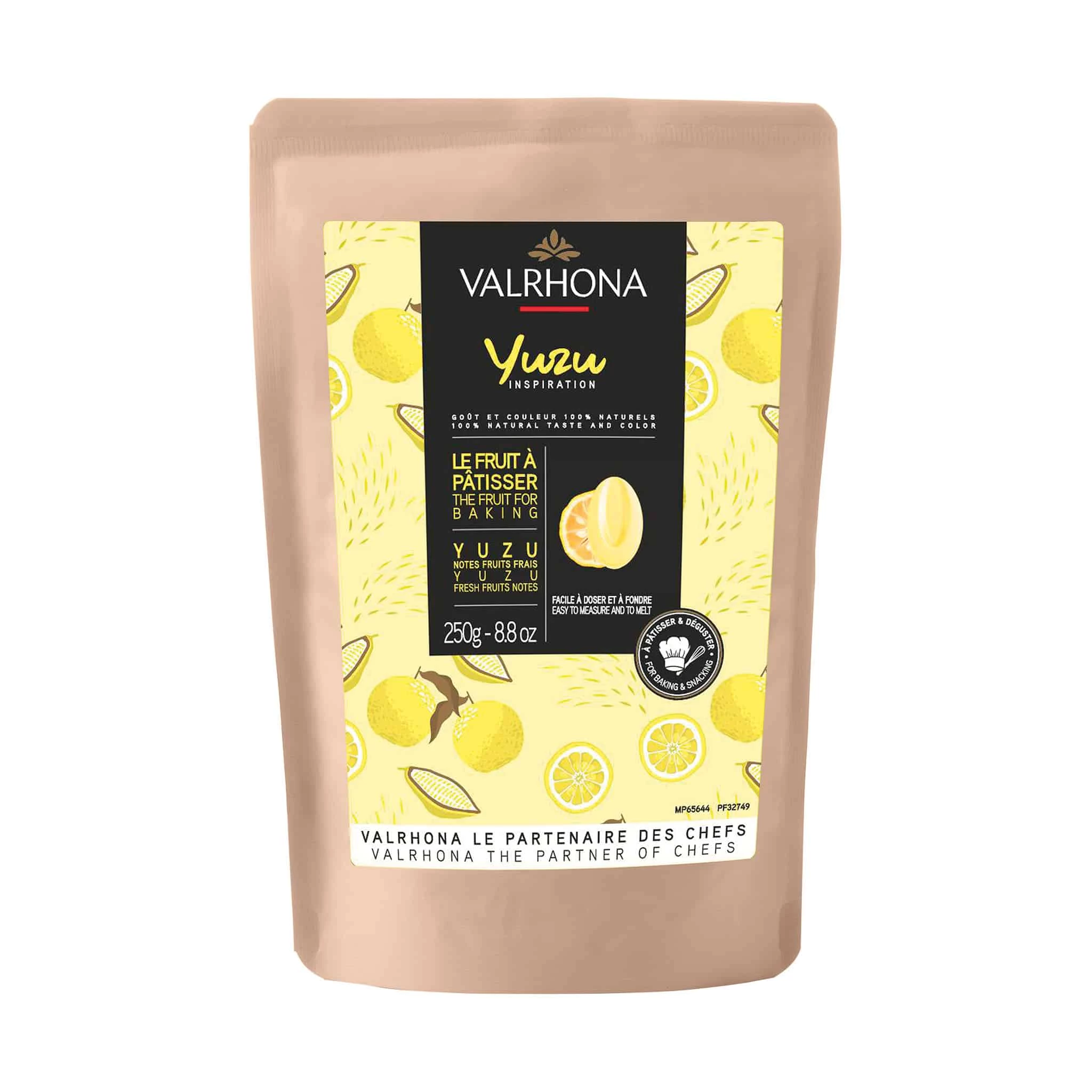 Ingredients Valrhona Yuzu Inspiration 250g 3 Ingredients Valrhona Yuzu Inspiration 250g