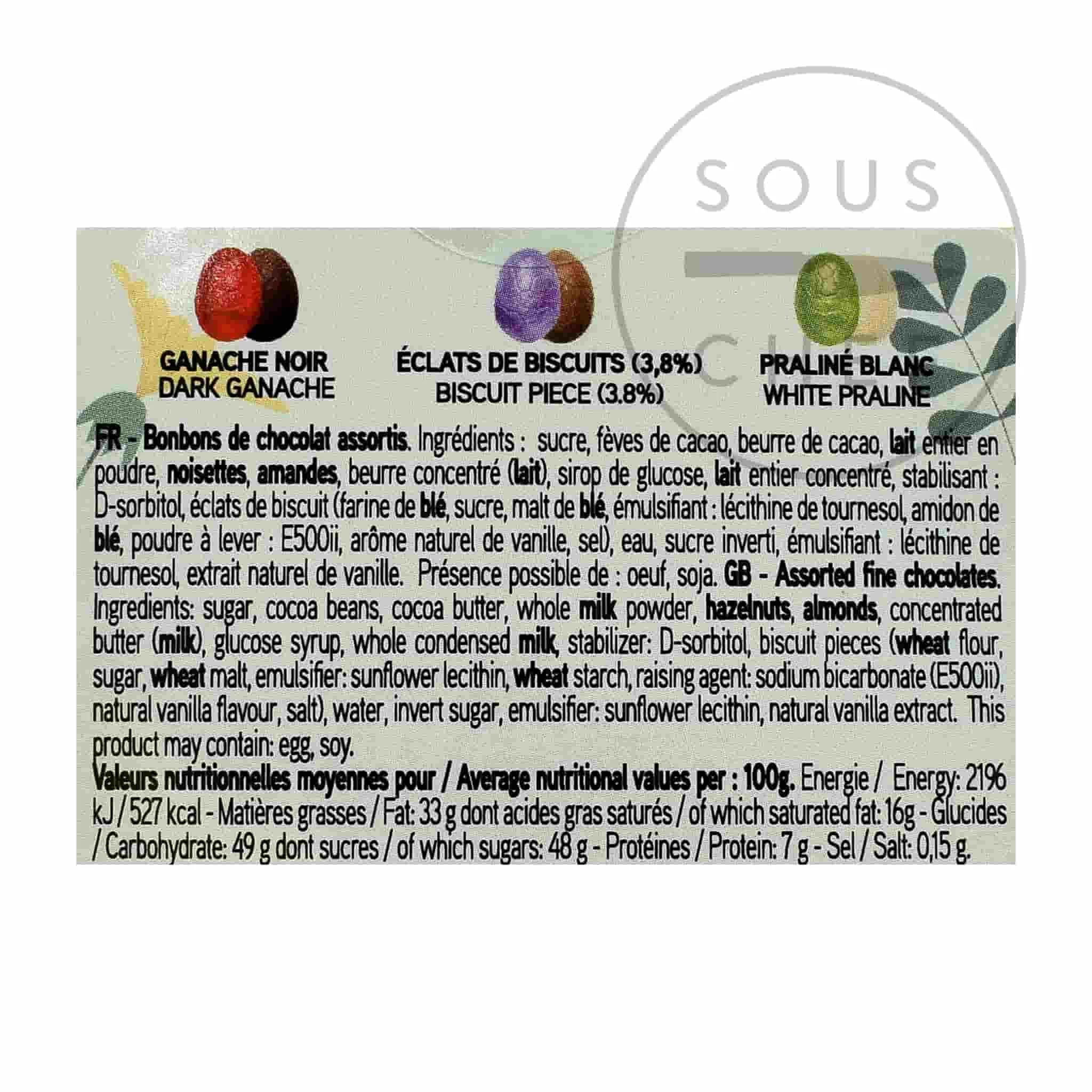 Ingredients Valrhona Assorted Easter Eggs 180g 5 Ingredients Valrhona Assorted Easter Eggs 180g