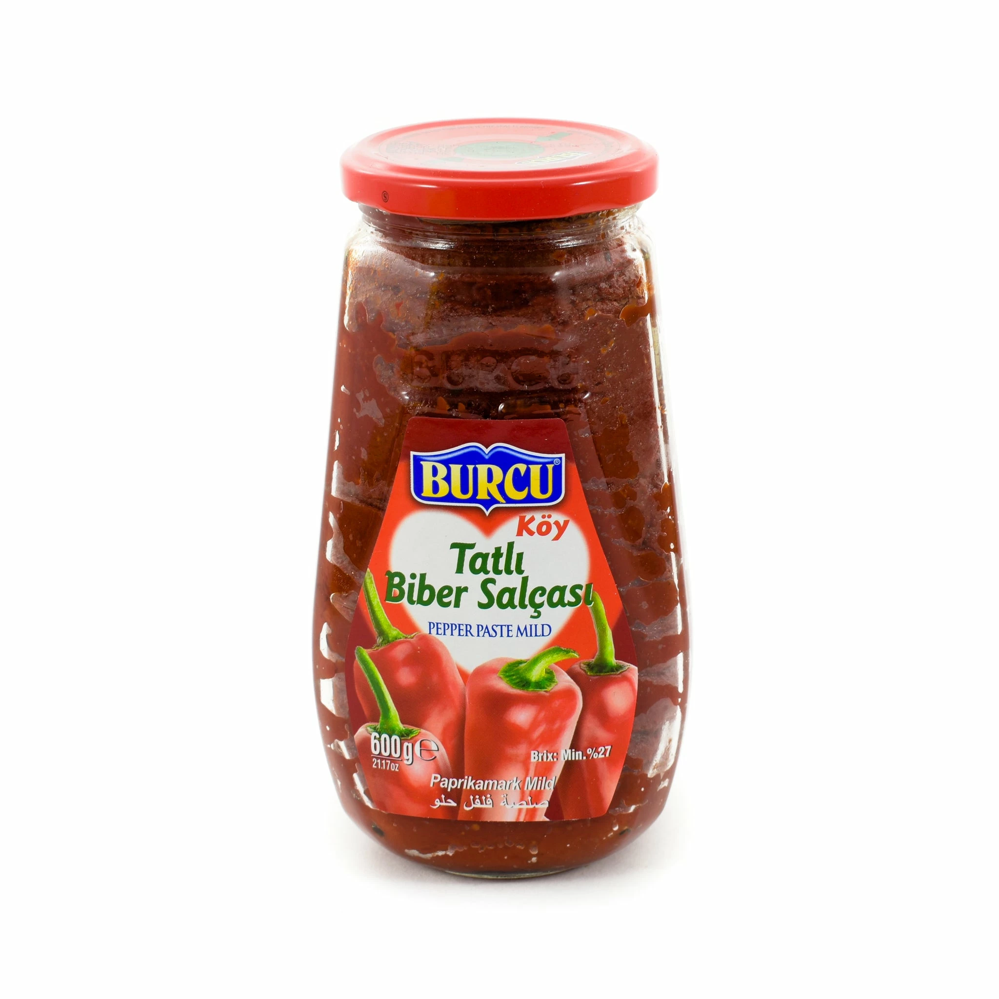 Burcu Ingredients Turkish Mild Pepper Paste - Biber Salcasi 600g 3 Burcu Ingredients Turkish Mild Pepper Paste - Biber Salcasi 600g