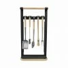 Andree Jardin Beech Wood BBQ Utensils + Magnetic Rack Set 1 Andree Jardin Beech Wood BBQ Utensils + Magnetic Rack Set