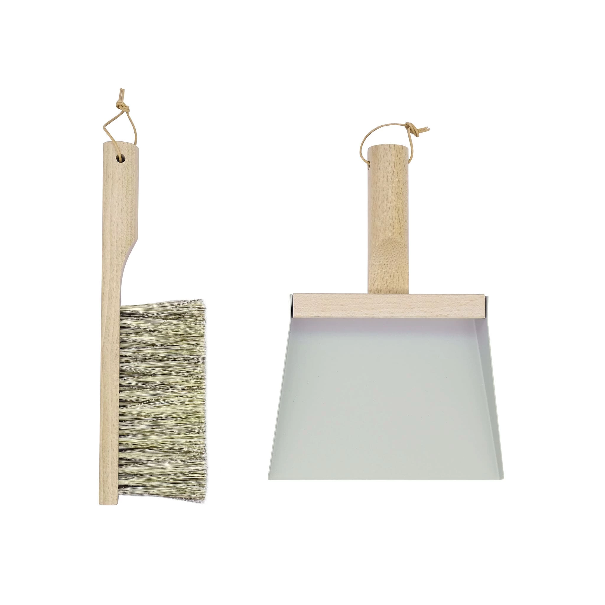 Andree Jardin Natural Fibre & Beech Hand Brush & Dustpan - Grey Cookware 3 Andree Jardin Natural Fibre & Beech Hand Brush & Dustpan - Grey Cookware