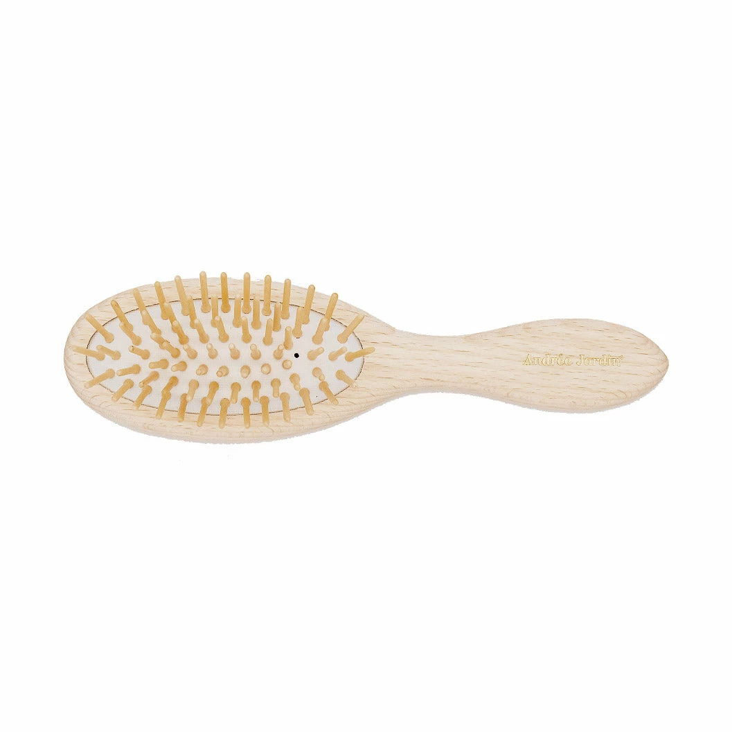 Andree Jardin Small Detangling Hair Brush - Beech Wood & Wooden Studs Gifts 4 Andree Jardin Small Detangling Hair Brush - Beech Wood & Wooden Studs Gifts