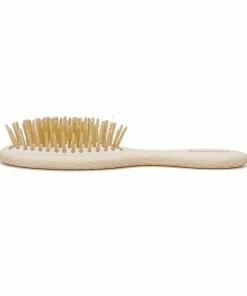Andree Jardin Small Detangling Hair Brush - Beech Wood & Wooden Studs Gifts