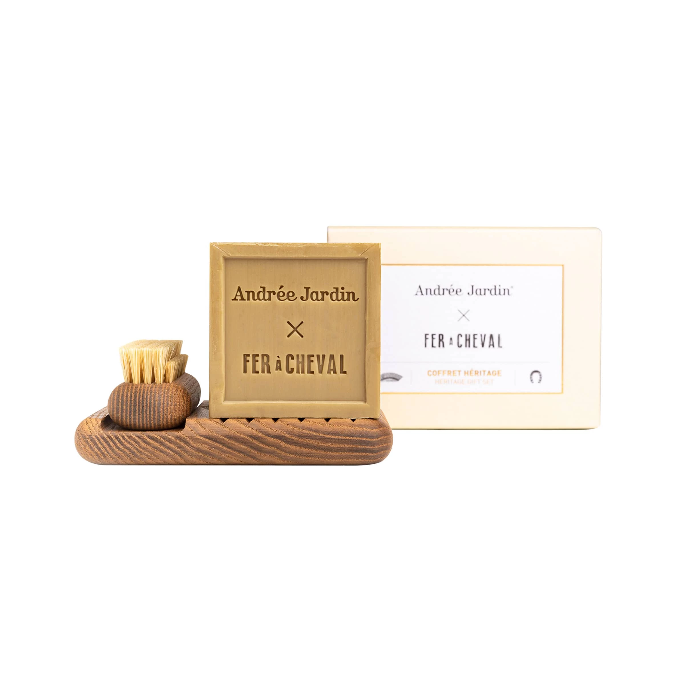 Andree Jardin Ash Wood Heritage Soap Set