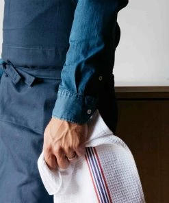 Cookware Andree Jardin Blue Cotton Apron 7 Cookware Andree Jardin Blue Cotton Apron
