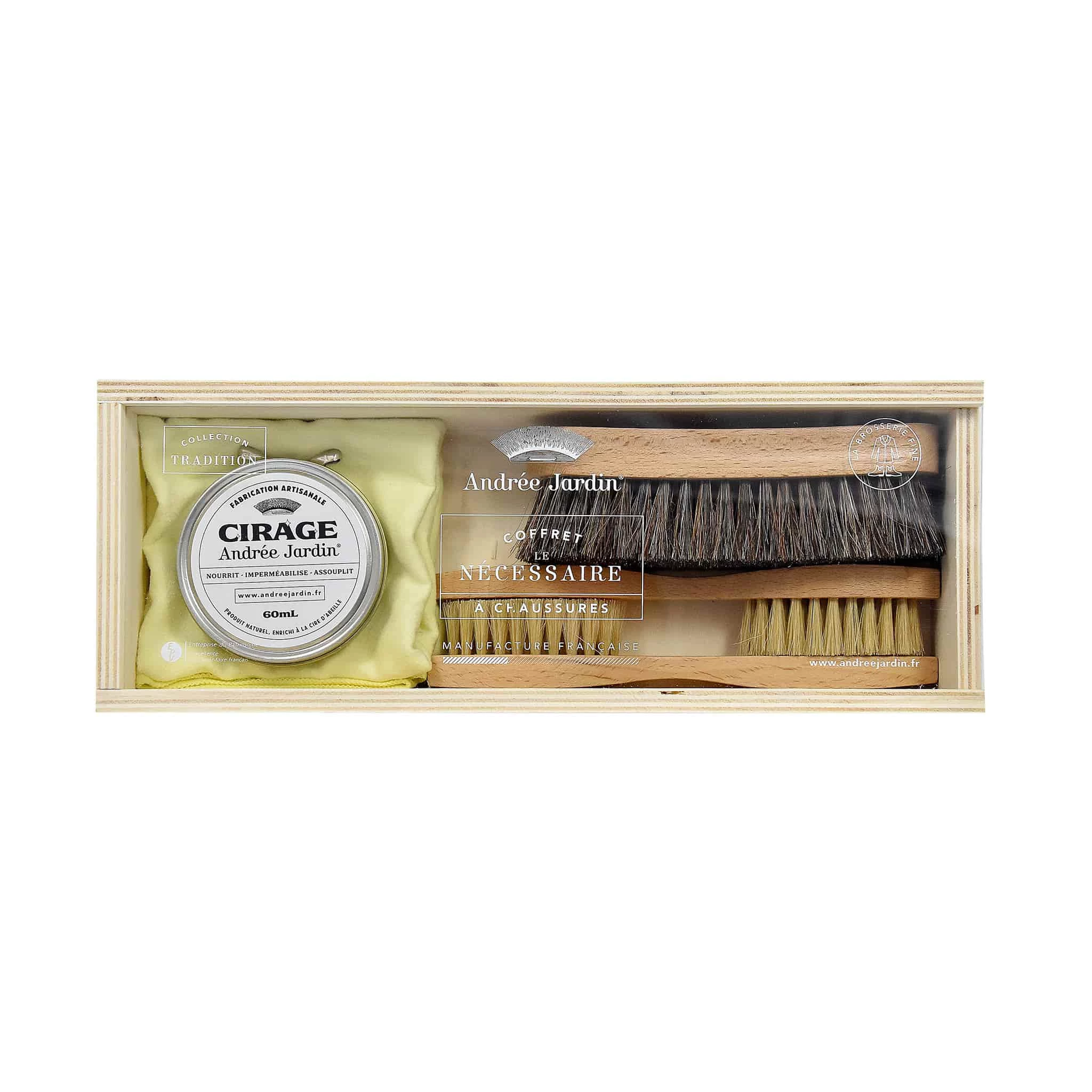 Household & Cleaning Andree Jardin Shoe-Care Kit 3 Household & Cleaning Andree Jardin Shoe-Care Kit