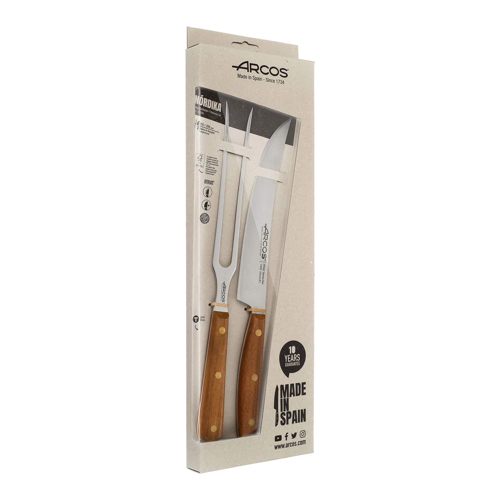 Cookware Arcos Nordika Carving Set 3 Cookware Arcos Nordika Carving Set