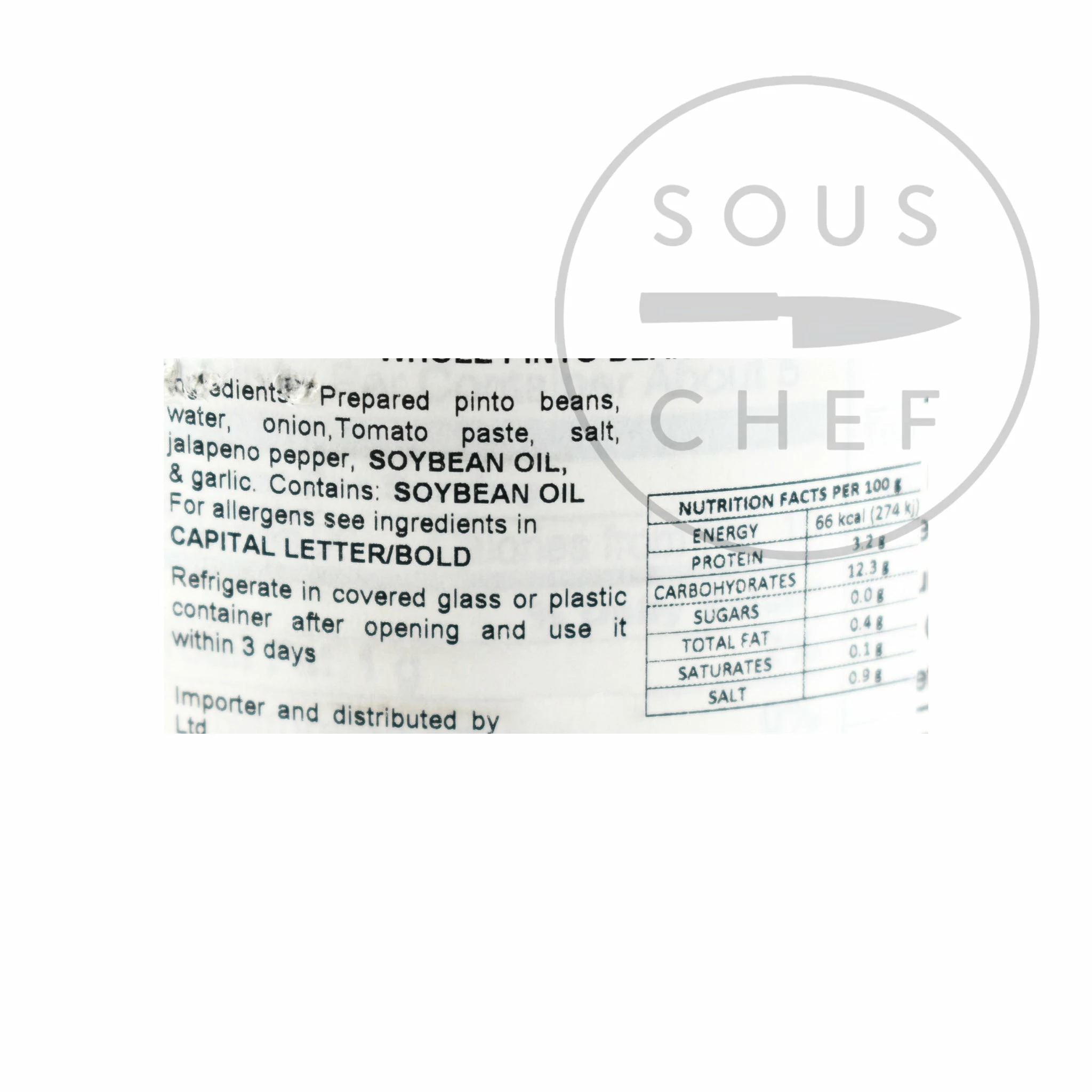 La Costena Whole Pinto Beans 540g 4 La Costena Whole Pinto Beans 540g