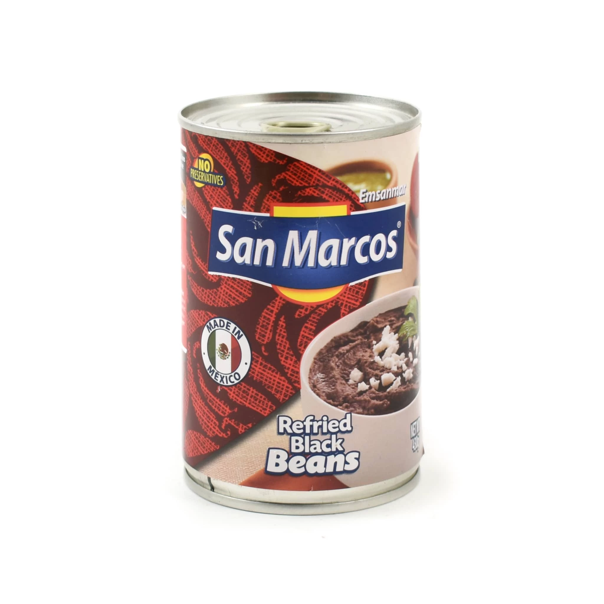 San Marcos Frijoles Refritos Negros - Refried Beans 430g Ingredients 3 San Marcos Frijoles Refritos Negros - Refried Beans 430g Ingredients