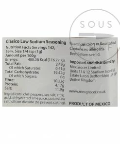 Tajin Low Sodium Chilli Lime Seasoning Mix 142g
