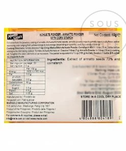Mama Sita Ingredients Achiote Powder - Annatto Powder 10g 8 Mama Sita Ingredients Achiote Powder - Annatto Powder 10g