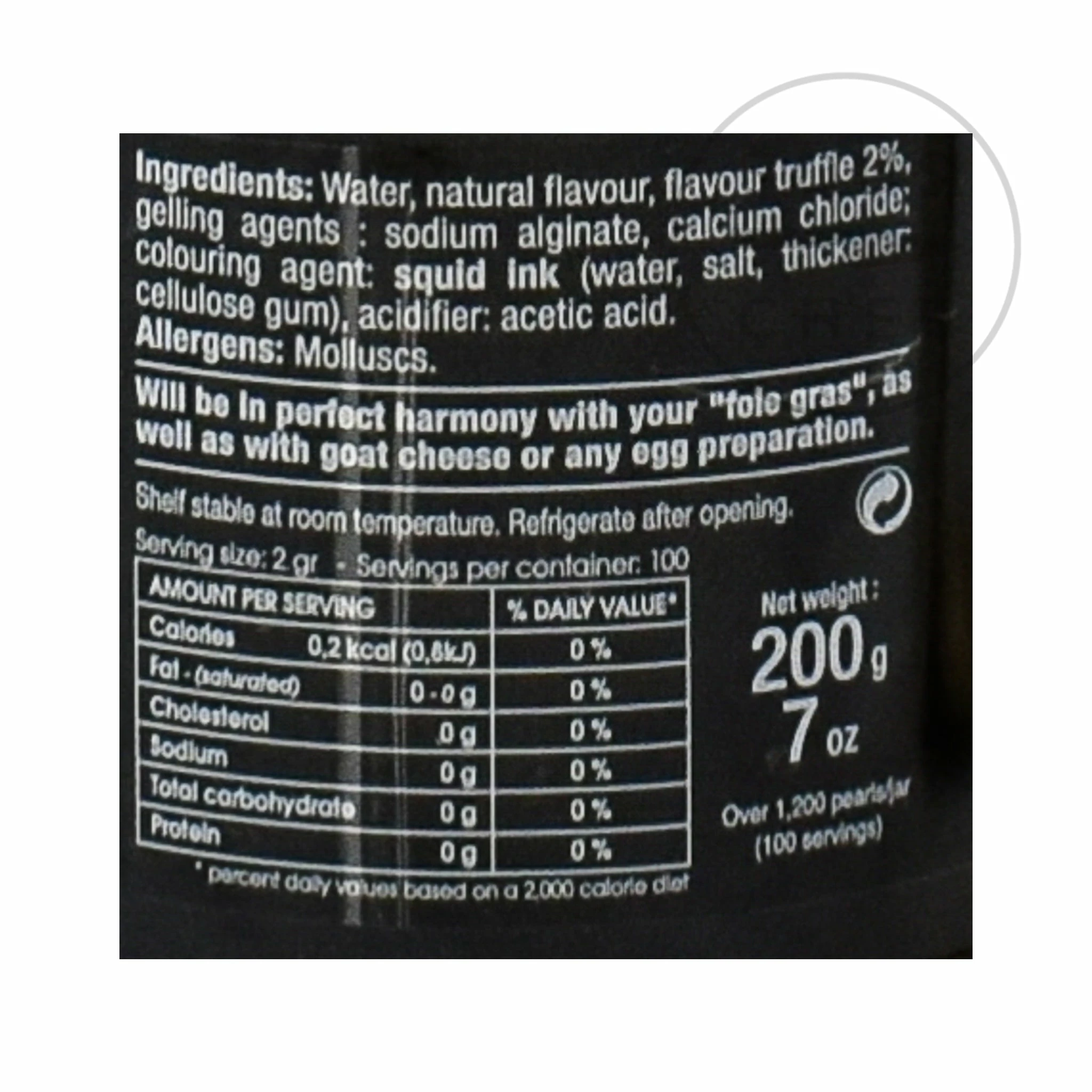 Christine Le Tennier Ingredients Truffle Flavour Pearls 8 Christine Le Tennier Ingredients Truffle Flavour Pearls