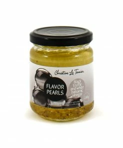 Christine Le Tennier White Balsamic And Black Truffle Flavor Pearls Ingredients