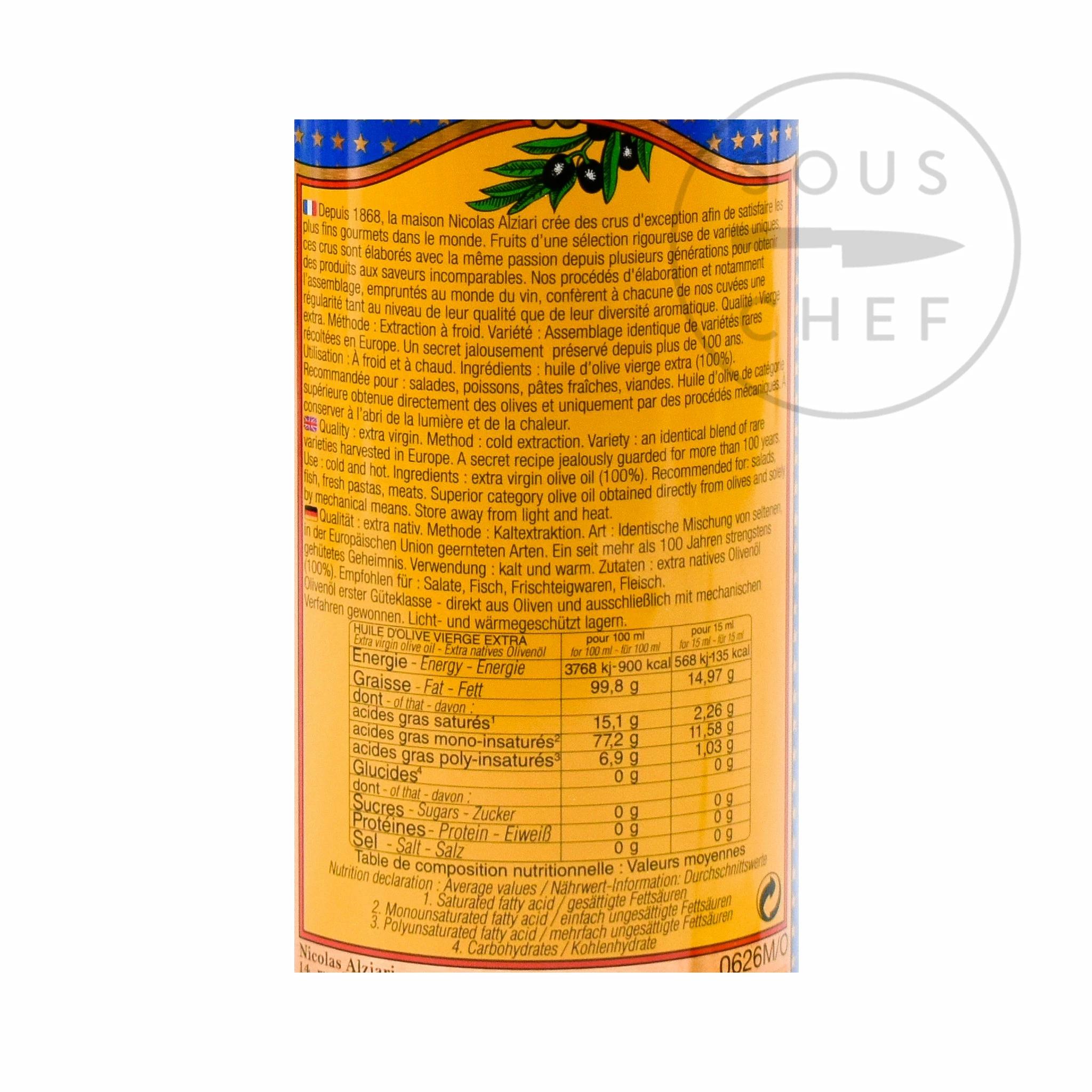 Nicolas Alziari Fruity & Soft Olive Oil 7 Nicolas Alziari Fruity & Soft Olive Oil