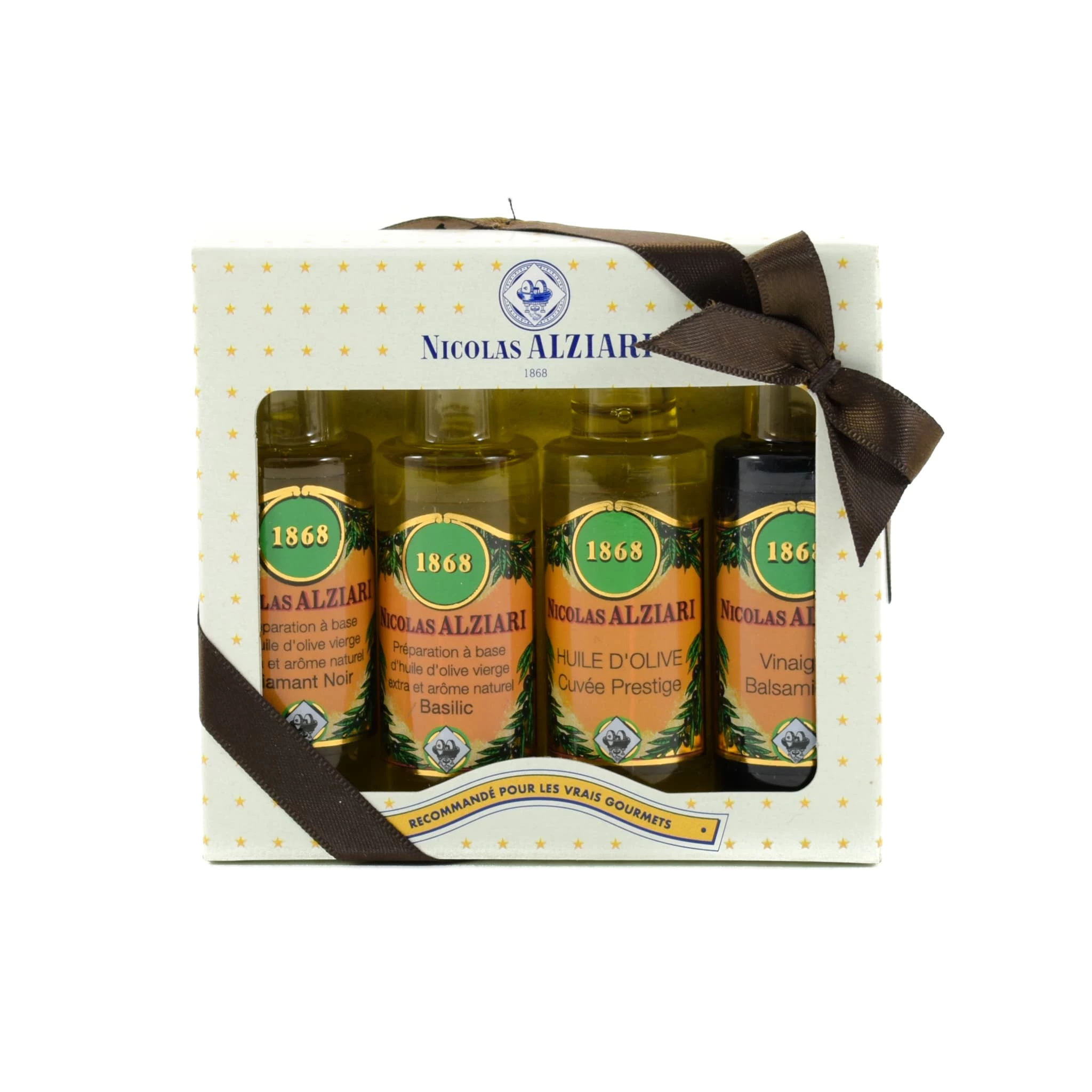 Nicolas Alziari Ingredients Alziari Mini Olive Oil & Vinegar Sampler 4 X 25ml 3 Nicolas Alziari Ingredients Alziari Mini Olive Oil & Vinegar Sampler 4 X 25ml