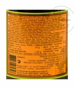 Nicolas Alziari Small Cailletier Olives From Cote D'Azur 220g Ingredients 9 Nicolas Alziari Small Cailletier Olives From Cote D'Azur 220g Ingredients