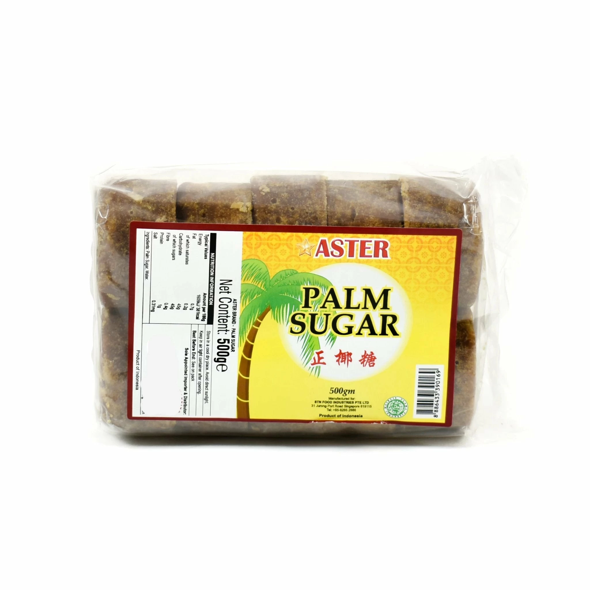 Aster Indonesian Palm Sugar - Gula Jawa 500g Ingredients 3 Aster Indonesian Palm Sugar - Gula Jawa 500g Ingredients