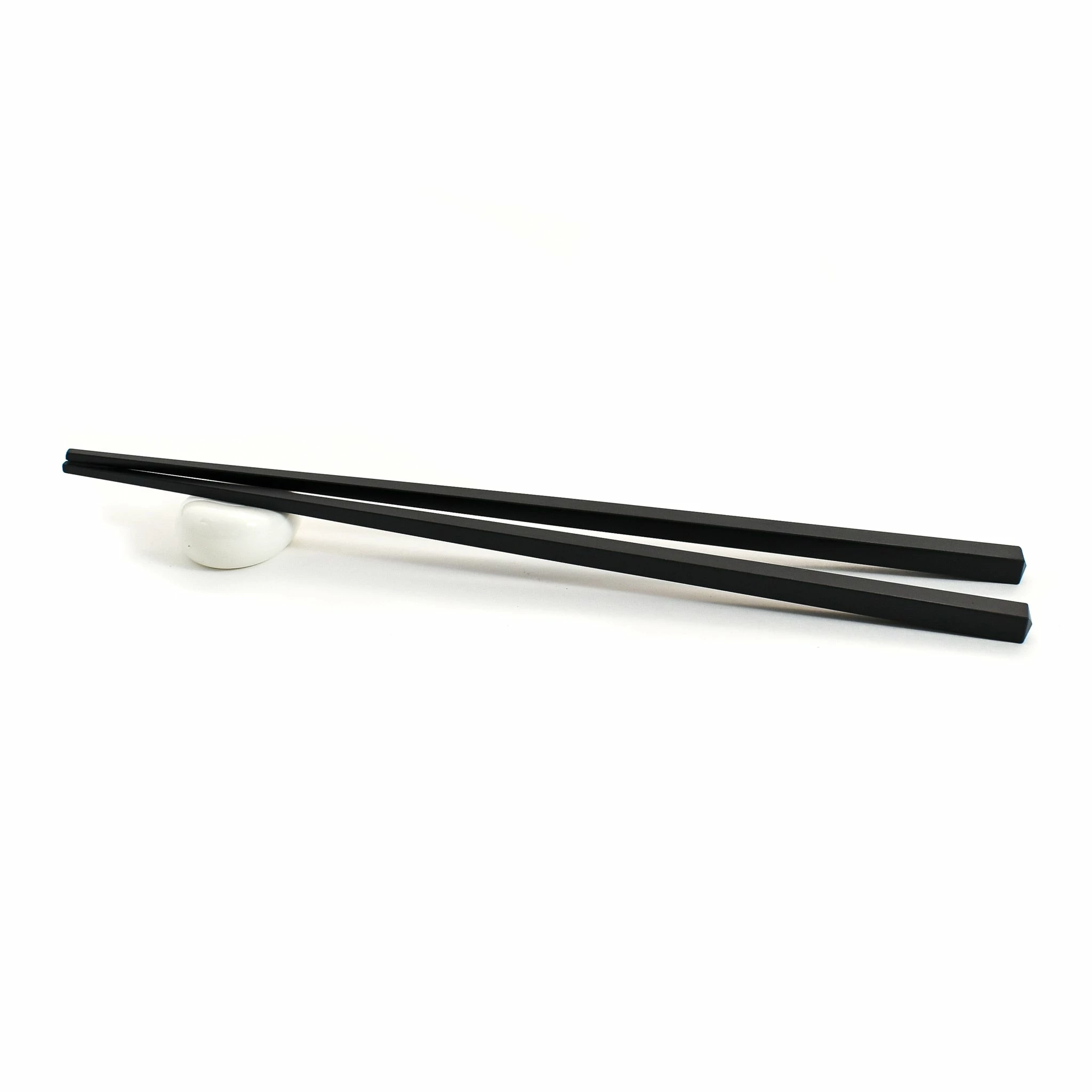 Kiji Stoneware & Ceramics Chinese Tableware Glossy White Pebble Chopstick Rest 4 Kiji Stoneware & Ceramics Chinese Tableware Glossy White Pebble Chopstick Rest