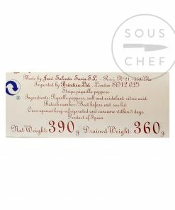 Navarrico Ingredients Piquillo Pepper Strips 390g 10 Navarrico Ingredients Piquillo Pepper Strips 390g
