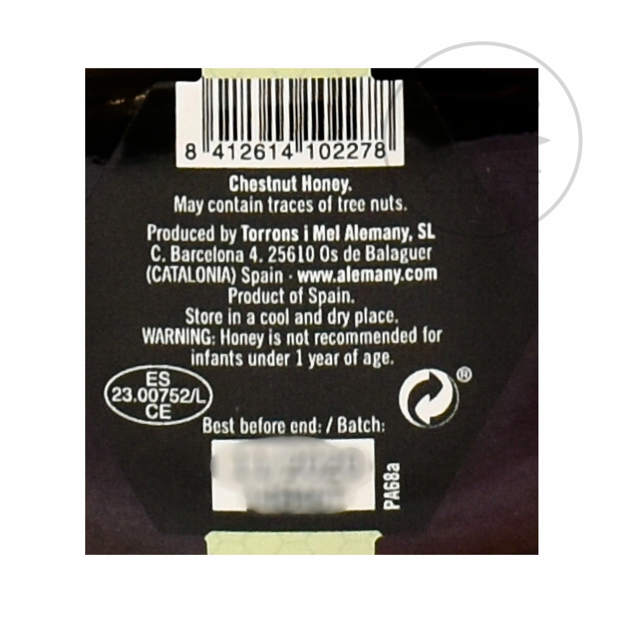 Alemany Chestnut Honey 250g 5 Alemany Chestnut Honey 250g