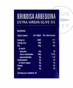 Brindisa Arbequina Extra Virgin Olive Oil 1l Ingredients 8 Brindisa Arbequina Extra Virgin Olive Oil 1l Ingredients
