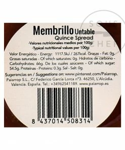 Paiarrop Valencia Quince Paste 140g 7 Paiarrop Valencia Quince Paste 140g