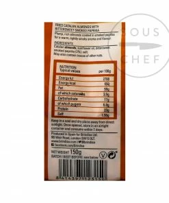 Brindisa Smoked Catalan Almonds 150g Ingredients 7 Brindisa Smoked Catalan Almonds 150g Ingredients