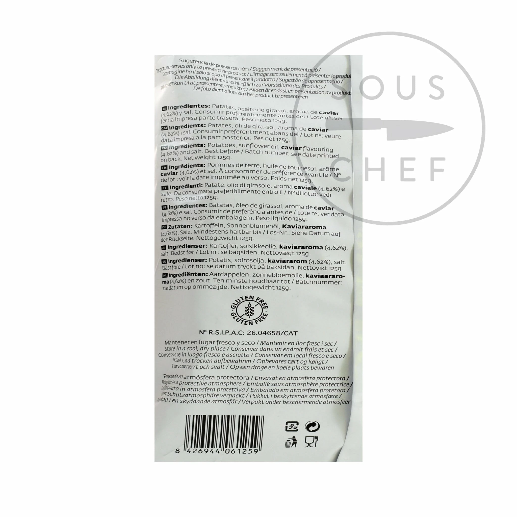 Torres Caviar Crisps 110g 4 Torres Caviar Crisps 110g