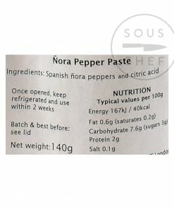 El Sol Nora Pepper Paste 140g 7 El Sol Nora Pepper Paste 140g