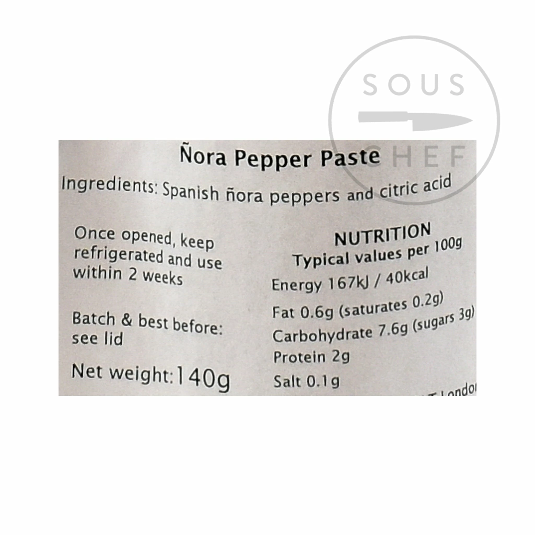 El Sol Nora Pepper Paste 140g 5 El Sol Nora Pepper Paste 140g