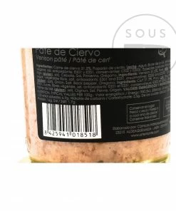 Ingredients ArteMonte Venison Pate 100g