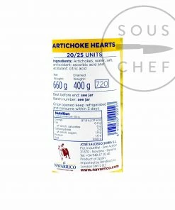 Navarrico Artichoke Hearts 660g Tinned Tomatoes & Veg