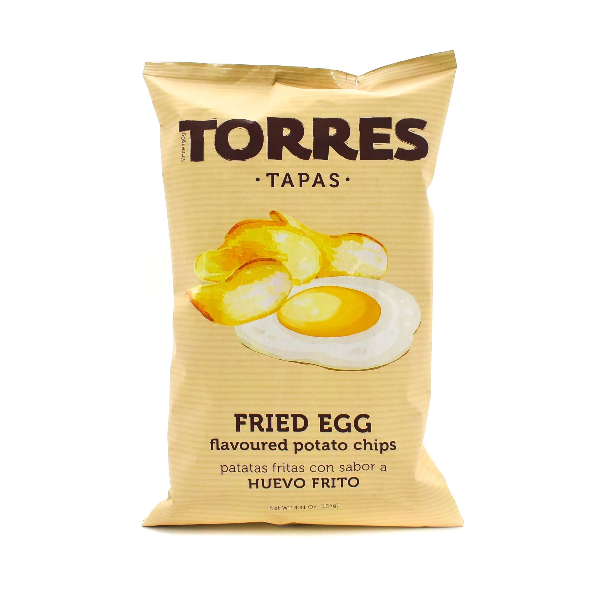 Torres Fried Egg Crisps 125g 3 Torres Fried Egg Crisps 125g
