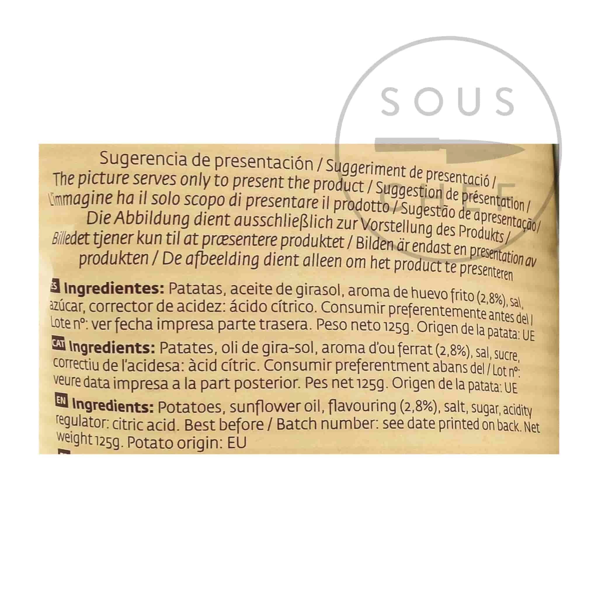 Torres Fried Egg Crisps 125g 4 Torres Fried Egg Crisps 125g