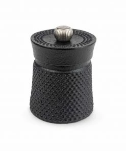 Peugeot Bali Fonte Cast Iron Pepper Mill Black 8cm Cookware