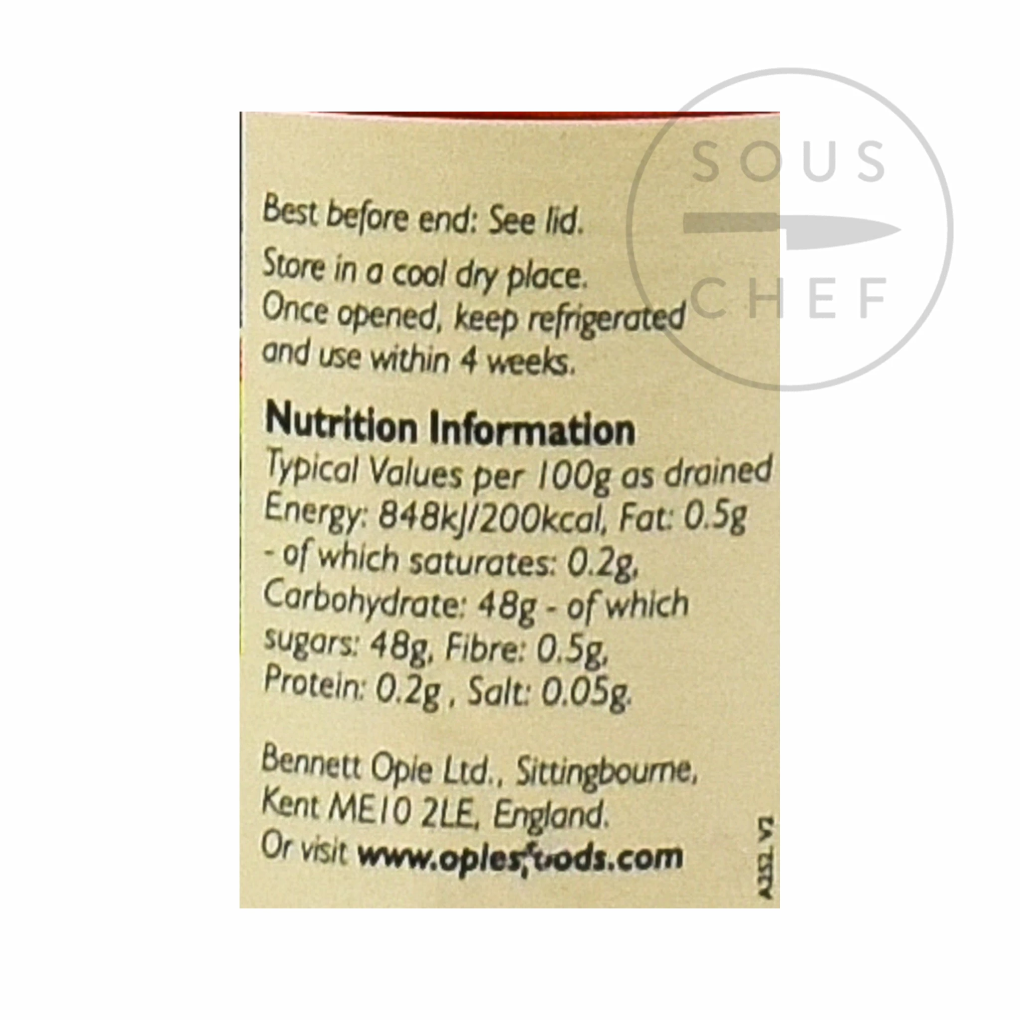 Opies Red Maraschino Cocktail Cherries With Stem 225g Ingredients 5 Opies Red Maraschino Cocktail Cherries With Stem 225g Ingredients