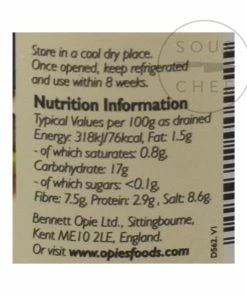 Opies Green Peppercorns In Brine 115g Ingredients 8 Opies Green Peppercorns In Brine 115g Ingredients