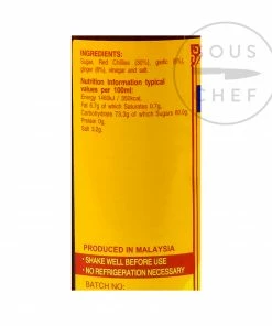 Lingham's Ginger Garlic Chilli Sauce 358g Ingredients 7 Lingham's Ginger Garlic Chilli Sauce 358g Ingredients