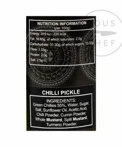 Ferns' Chilli Pickle 380g Ingredients