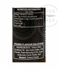 Ferns' Prawn Flavour Balichow 380g Ingredients 7 Ferns' Prawn Flavour Balichow 380g Ingredients