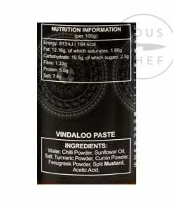Ferns' Vindaloo Paste 380g Ingredients 7 Ferns' Vindaloo Paste 380g Ingredients