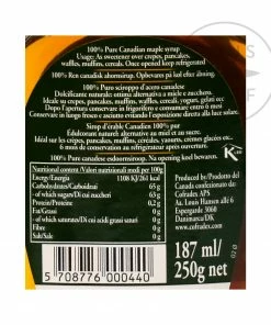 Vertmont Pure Maple Syrup 187ml