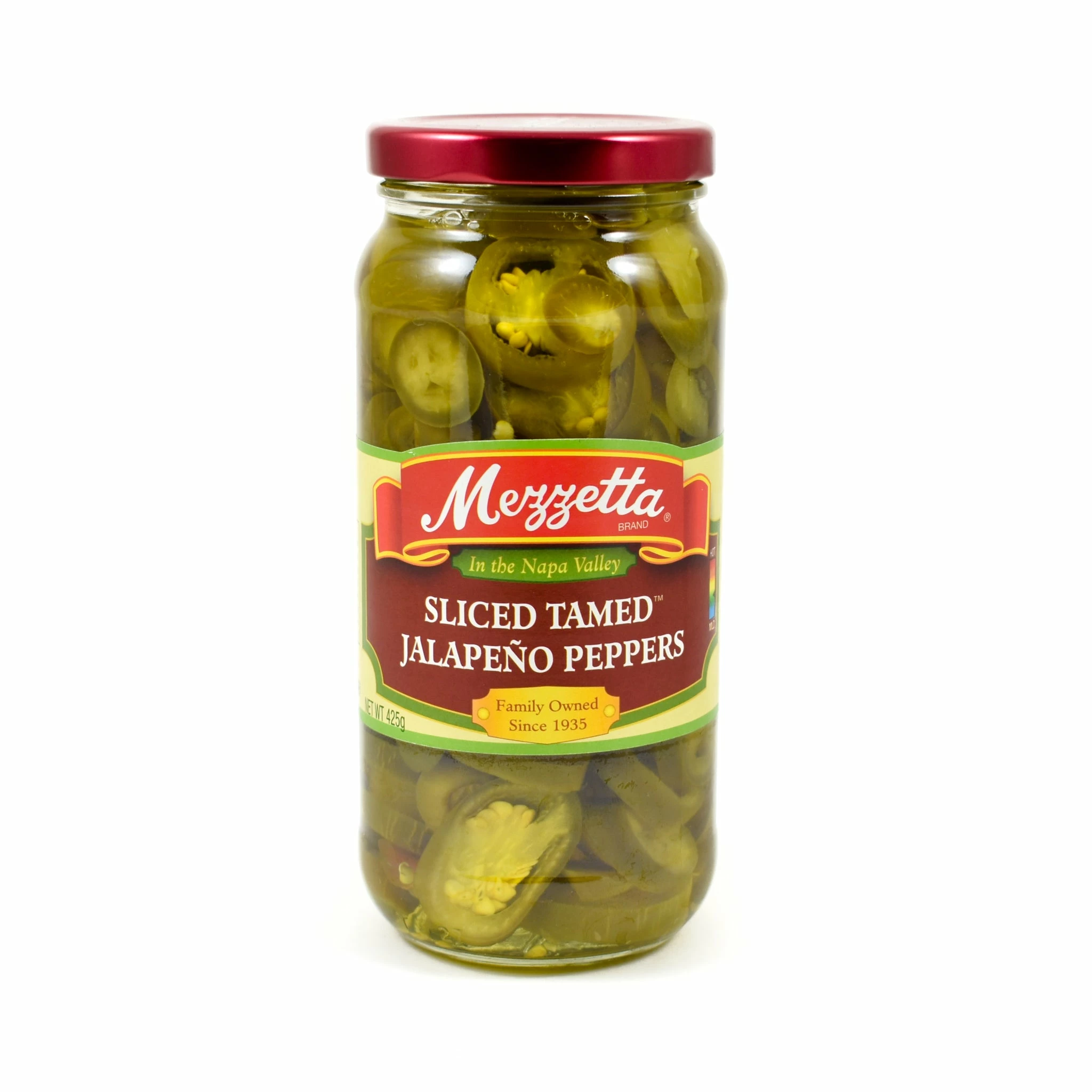 Mezzetta Ingredients Sliced Tamed Jalapeno Peppers 425g Net 3 Mezzetta Ingredients Sliced Tamed Jalapeno Peppers 425g Net