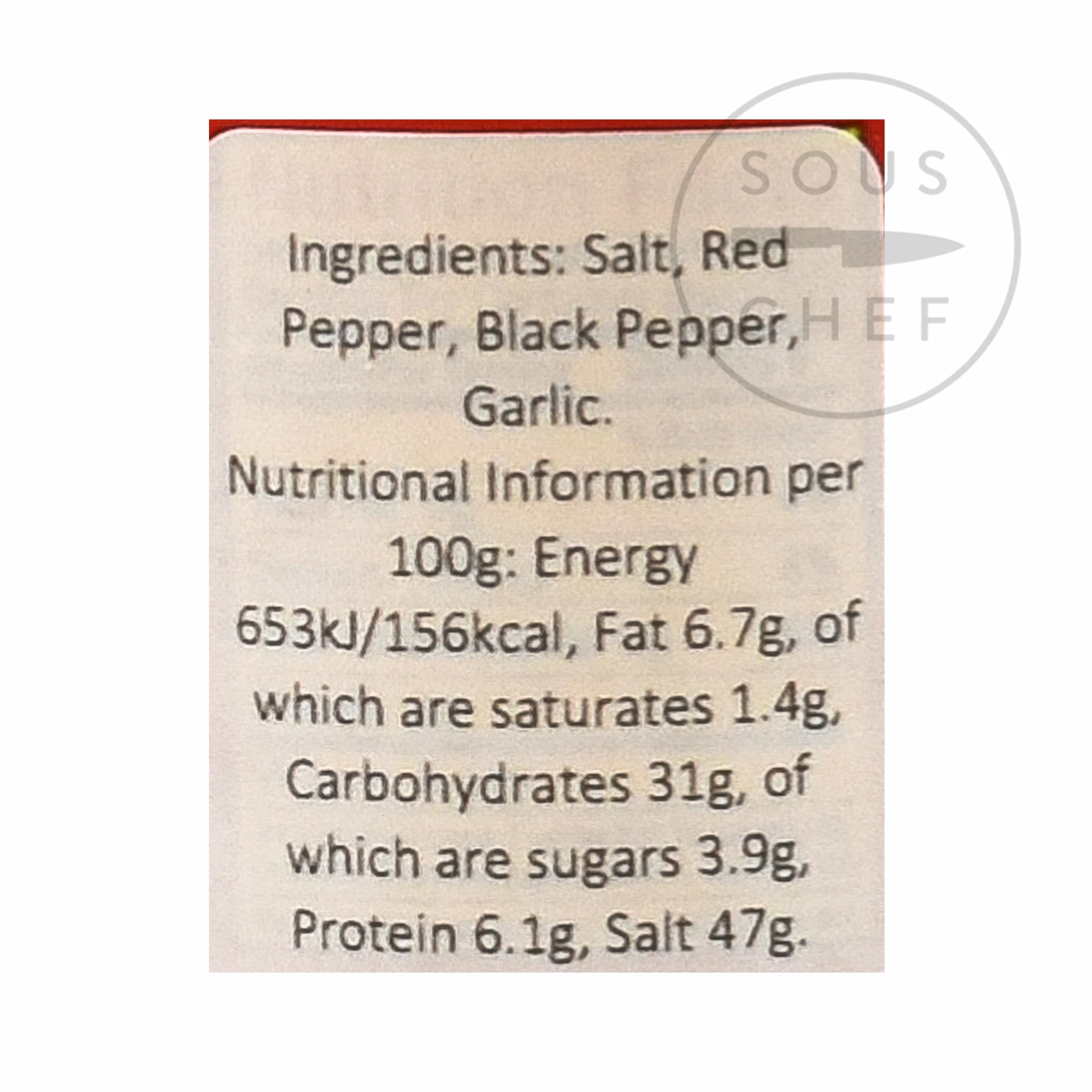 Slap Ya Mama 'Hot' Cajun Seasoning 226g Ingredients 4 Slap Ya Mama 'Hot' Cajun Seasoning 226g Ingredients