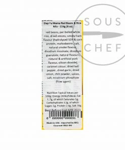 Slap Ya Mama Red Beans & Rice Mix 226g Ingredients