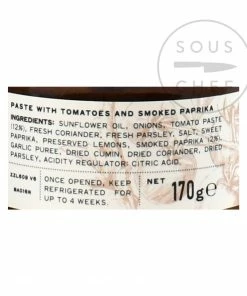 Ingredients Belazu Tagine Paste 170g