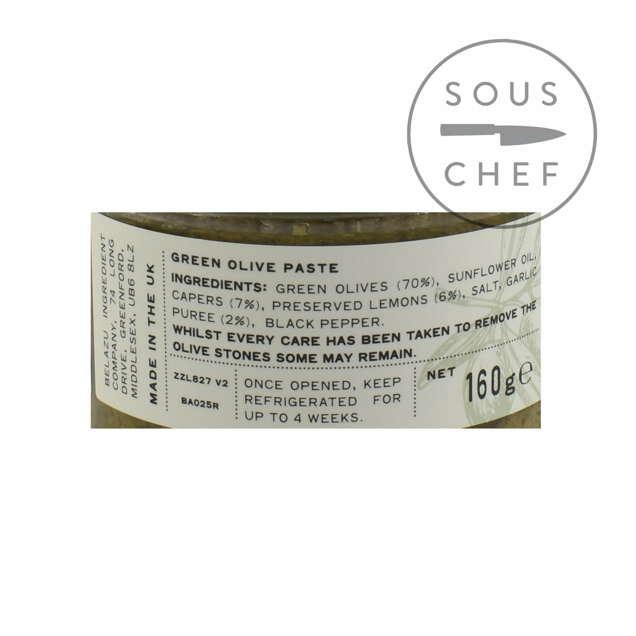 Belazu Green Tapenade 160g 4 Belazu Green Tapenade 160g